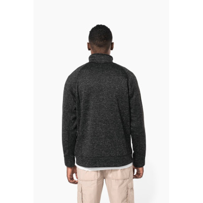 Men's full zip heather jacket